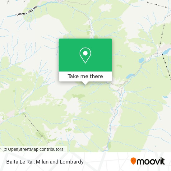 Baita Le Rai map