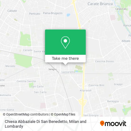 Chiesa Abbaziale Di San Benedetto map