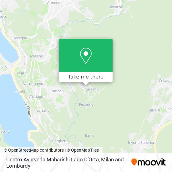 Centro Ayurveda Maharishi Lago D’Orta map