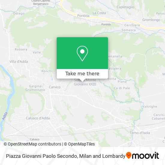 Piazza Giovanni Paolo Secondo map