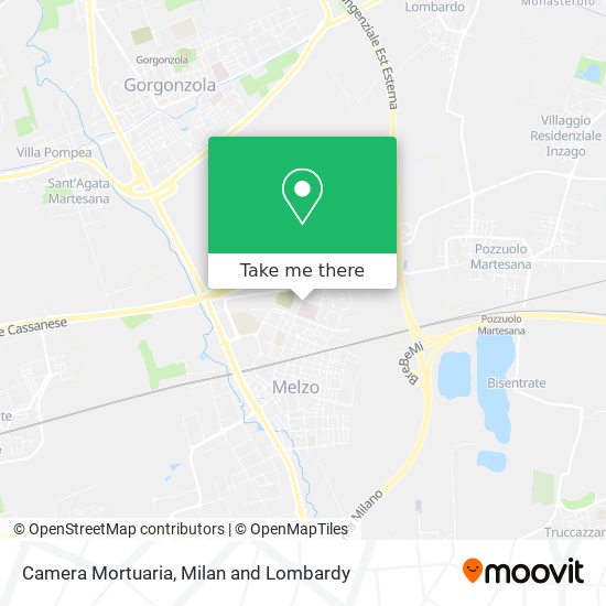 Camera Mortuaria map