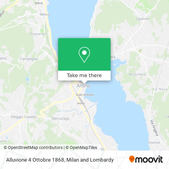 Alluvione 4 Ottobre 1868 map