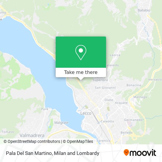 Pala Del San Martino map