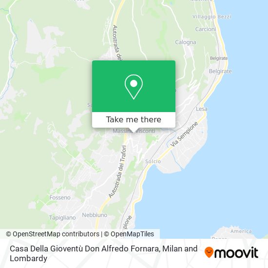 Casa Della Gioventù Don Alfredo Fornara map