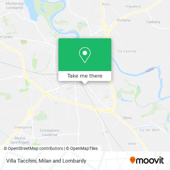 Villa Tacchini map