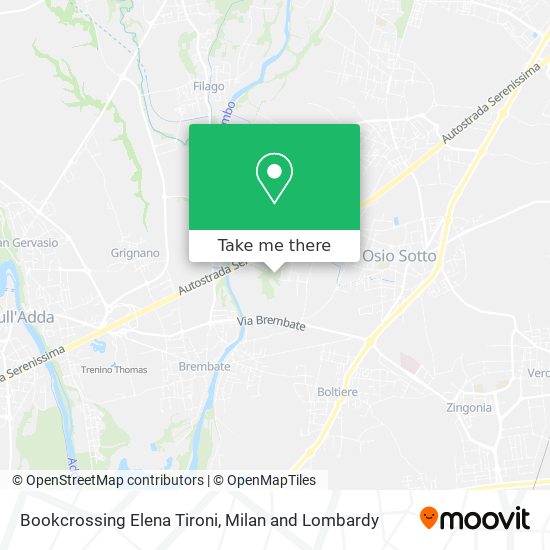 Bookcrossing Elena Tironi map