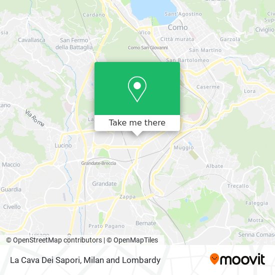 La Cava Dei Sapori map