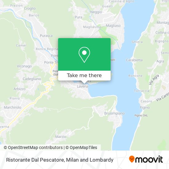 Ristorante Dal Pescatore map