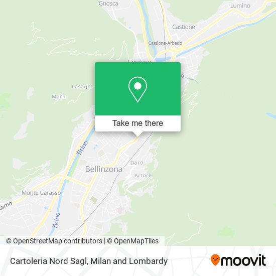 Cartoleria Nord Sagl map
