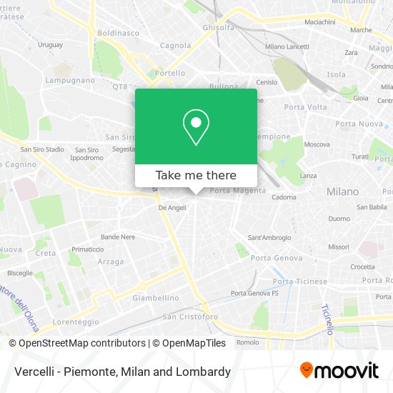 Vercelli - Piemonte map