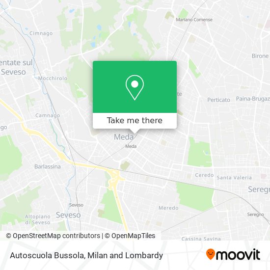 Autoscuola Bussola map