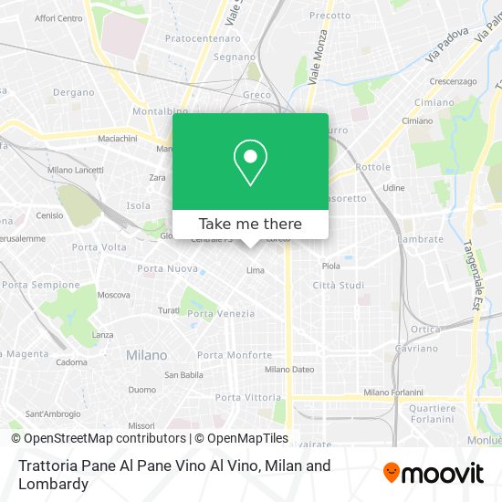 Trattoria Pane Al Pane Vino Al Vino map