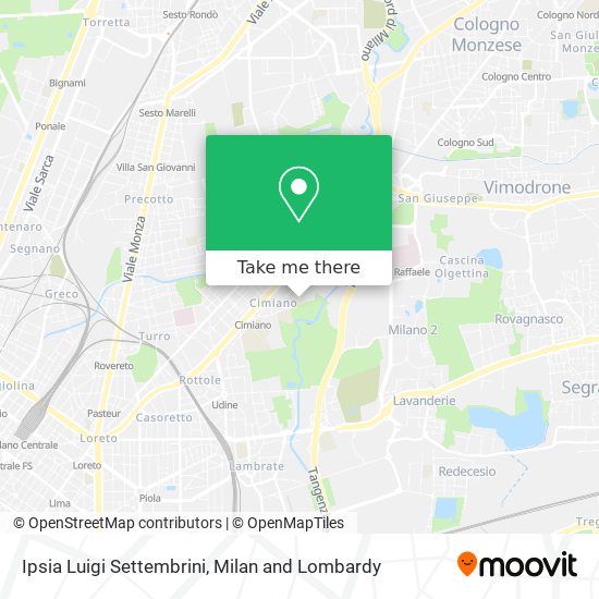 Ipsia Luigi Settembrini map
