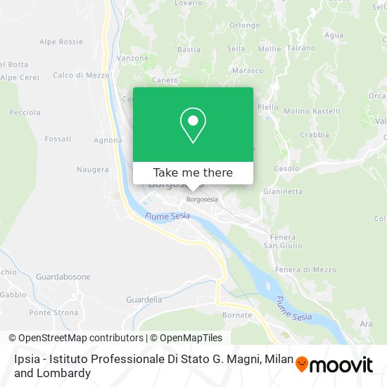 Ipsia - Istituto Professionale Di Stato G. Magni map