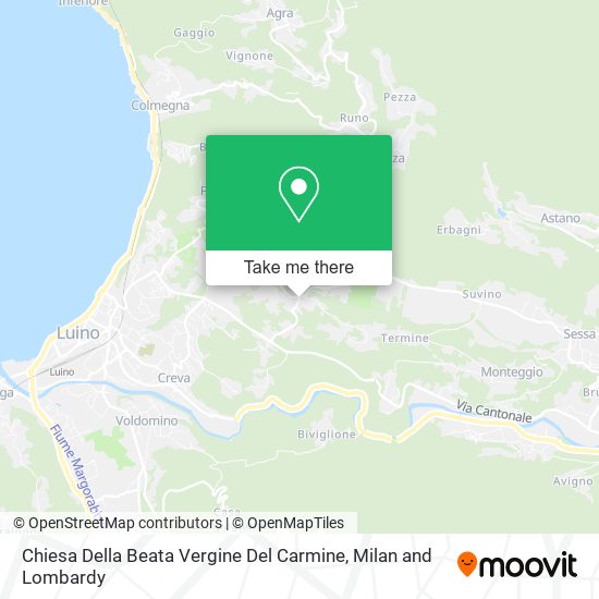 Chiesa Della Beata Vergine Del Carmine map