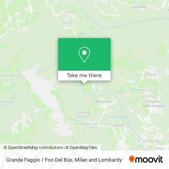 Grande Faggio / Foo Del Büs map