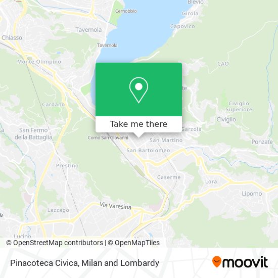 Pinacoteca Civica map