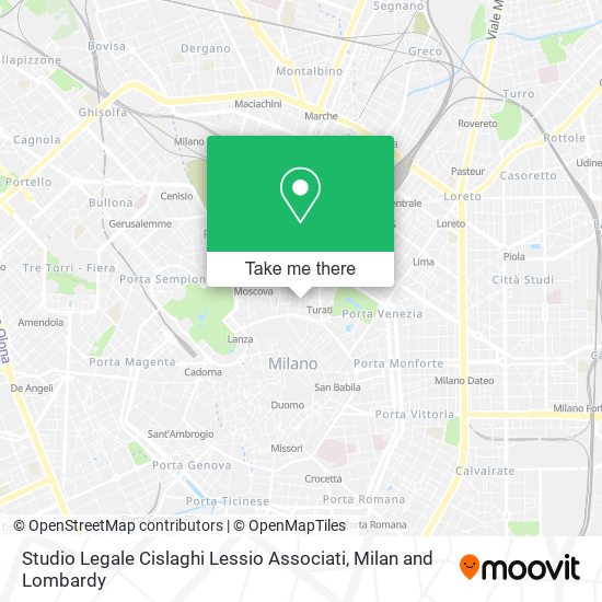 Studio Legale Cislaghi Lessio Associati map