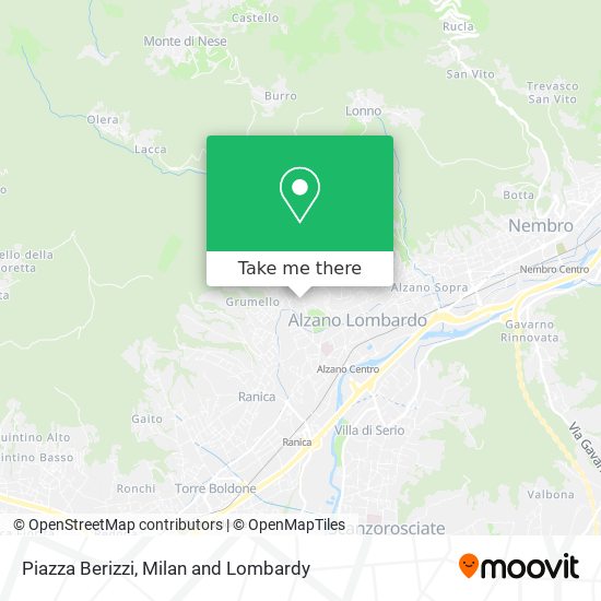 Piazza Berizzi map