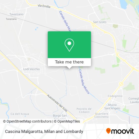 Cascina Malgarotta map