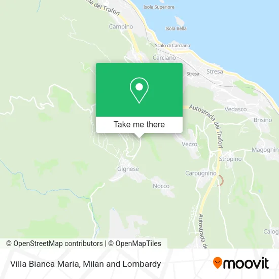 Villa Bianca Maria map