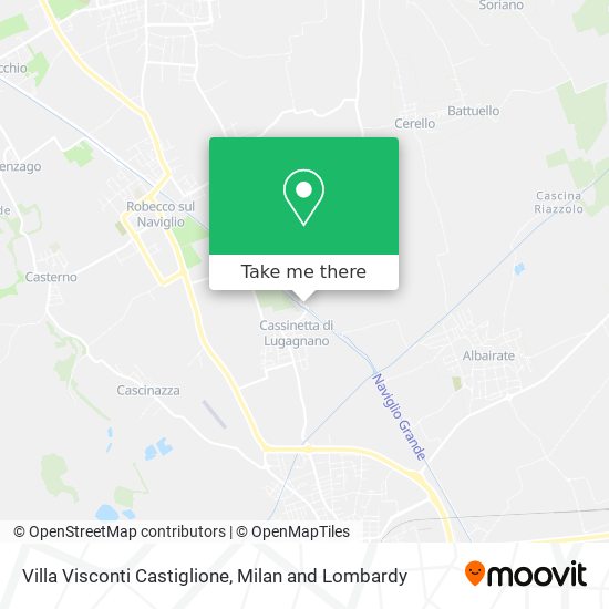 Villa Visconti Castiglione map