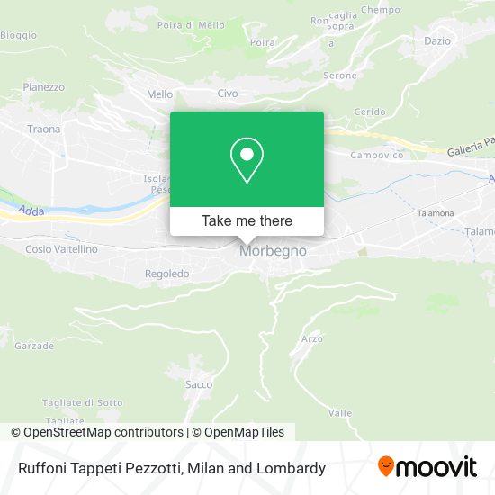 Ruffoni Tappeti Pezzotti map