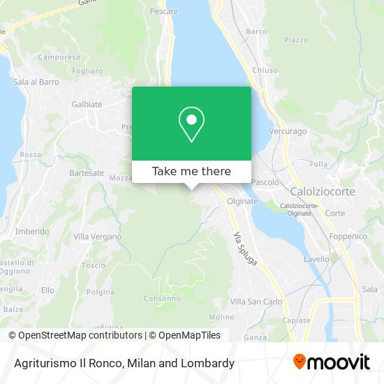 Agriturismo Il Ronco map