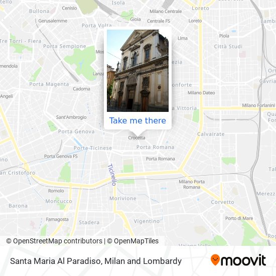Santa Maria Al Paradiso map