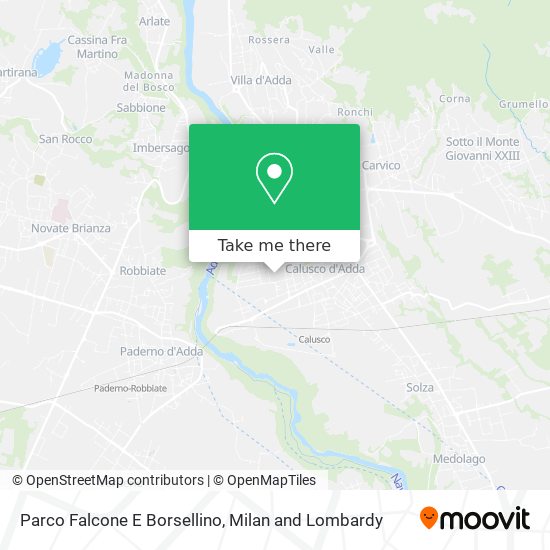 Parco Falcone E Borsellino map