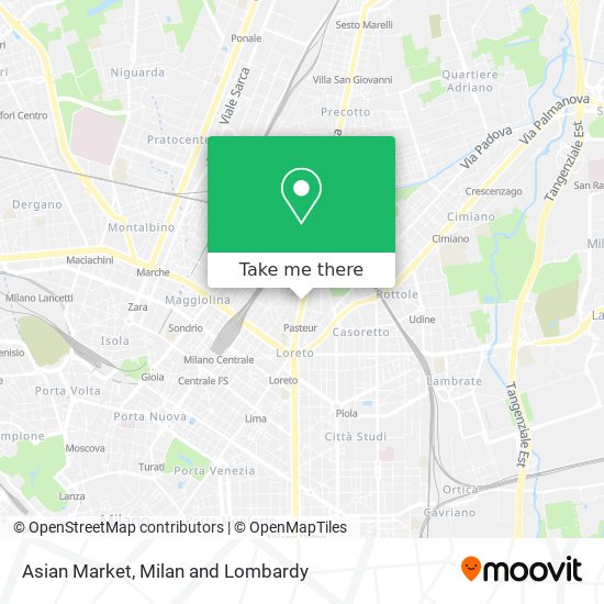 Asian Market map