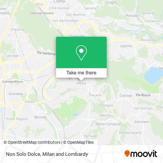 Non Solo Dolce map