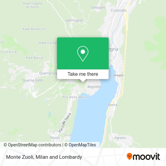Monte Zuoli map