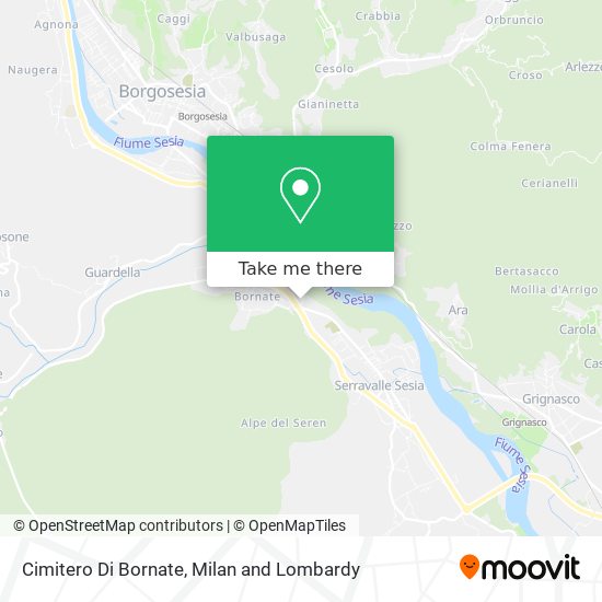 Cimitero Di Bornate map