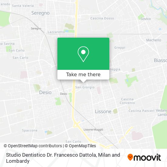 Studio Dentistico Dr. Francesco Dattola map