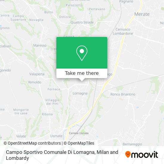 Campo Sportivo Comunale Di Lomagna map