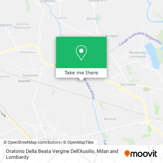 Oratorio Della Beata Vergine Dell’Ausilio map