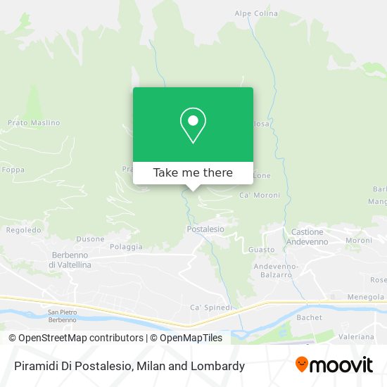 Piramidi Di Postalesio map