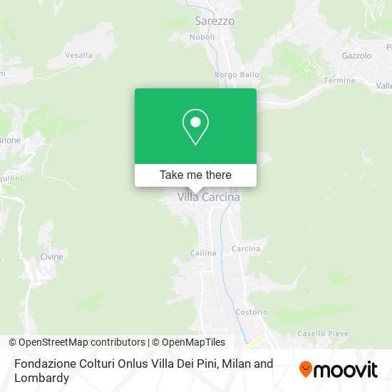 Fondazione Colturi Onlus Villa Dei Pini map