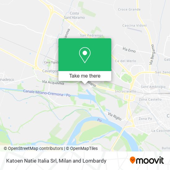 Katoen Natie Italia Srl map