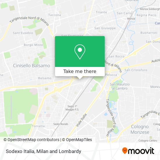 Sodexo Italia map