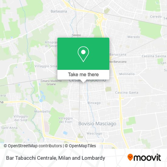 Bar Tabacchi Centrale map