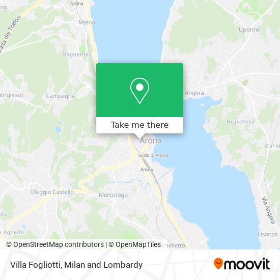 Villa Fogliotti map