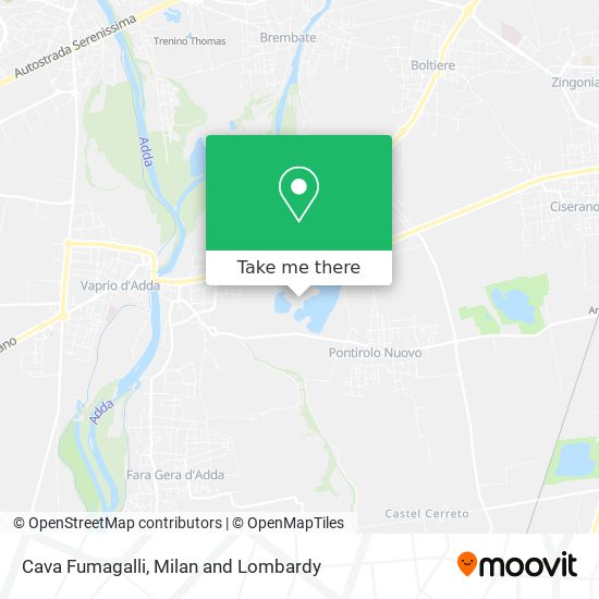 Cava Fumagalli map