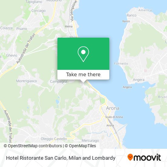Hotel Ristorante San Carlo map