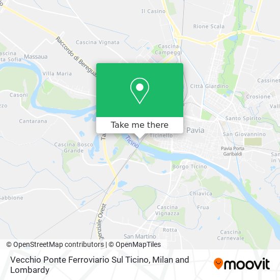 Vecchio Ponte Ferroviario Sul Ticino map