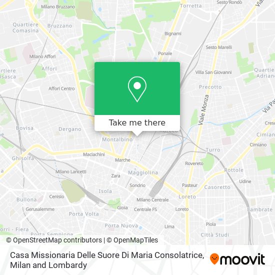 Casa Missionaria Delle Suore Di Maria Consolatrice map