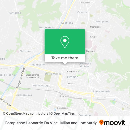 Complesso Leonardo Da Vinci map