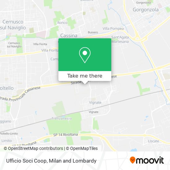 Ufficio Soci Coop map