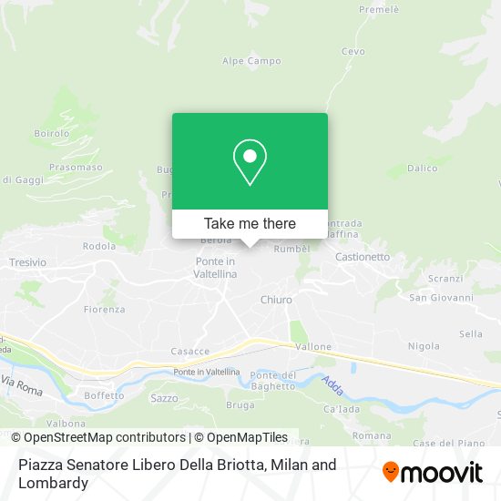 Piazza Senatore Libero Della Briotta map